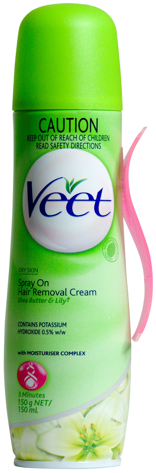 Veet Easy Spray On Hair Removal Cream Dry